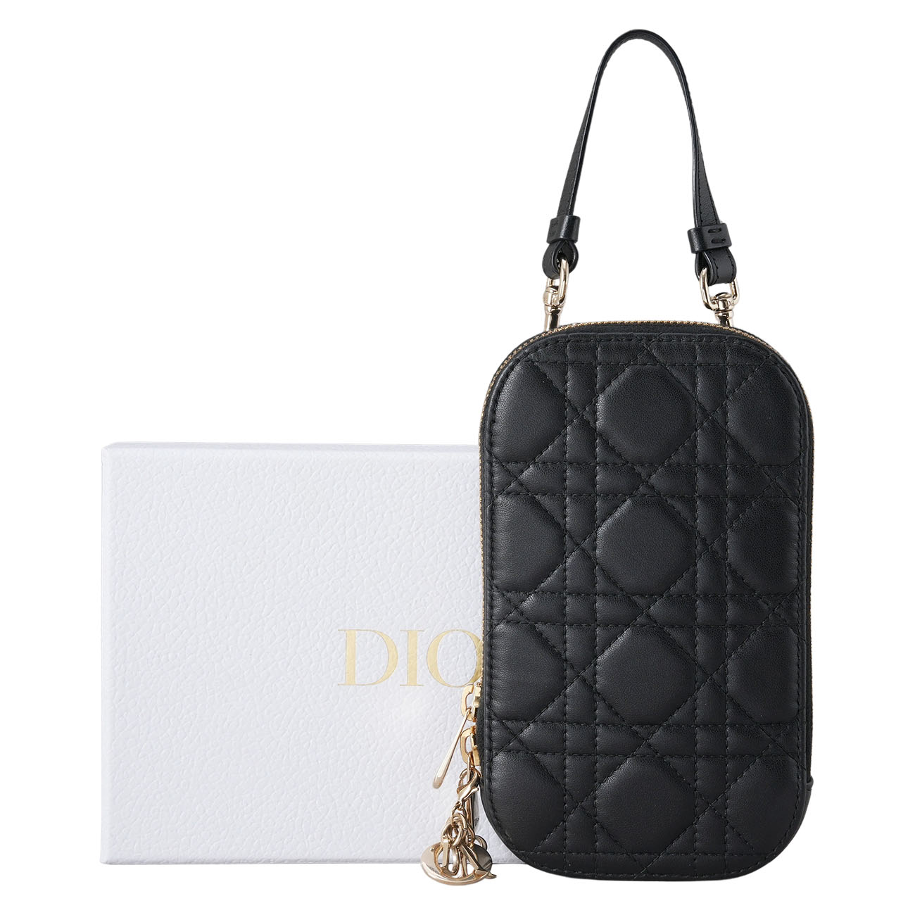 CHRISTIAN DIOR(USED)디올 까나쥬 폰홀더 크로스백